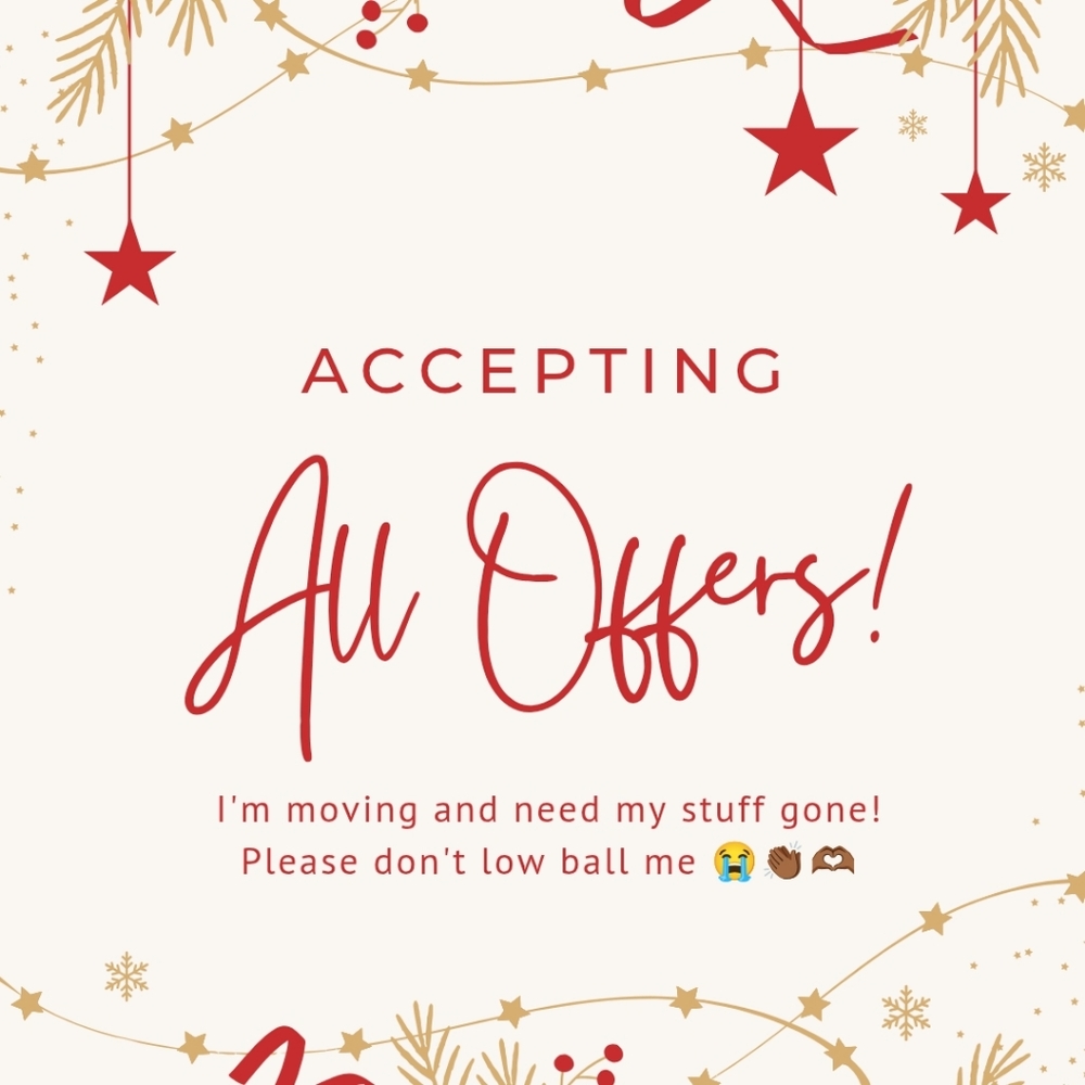Accepting All Offers!!! 🎄🎅